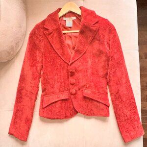 Rustic Orange Blazer - Small